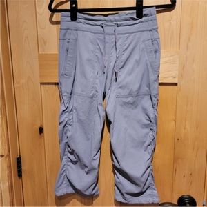Lululemon Dance Studio Cropped Pants Gray Sz 4